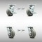 Service Caster 5 Inch SS Thermoplastic Caster Set with Ball Bearings 4 Swivel Lock 2 Brake SCC SCC-SS30S520-TPRBF-TLB-BSL-2-BSL-2 - alternate 1